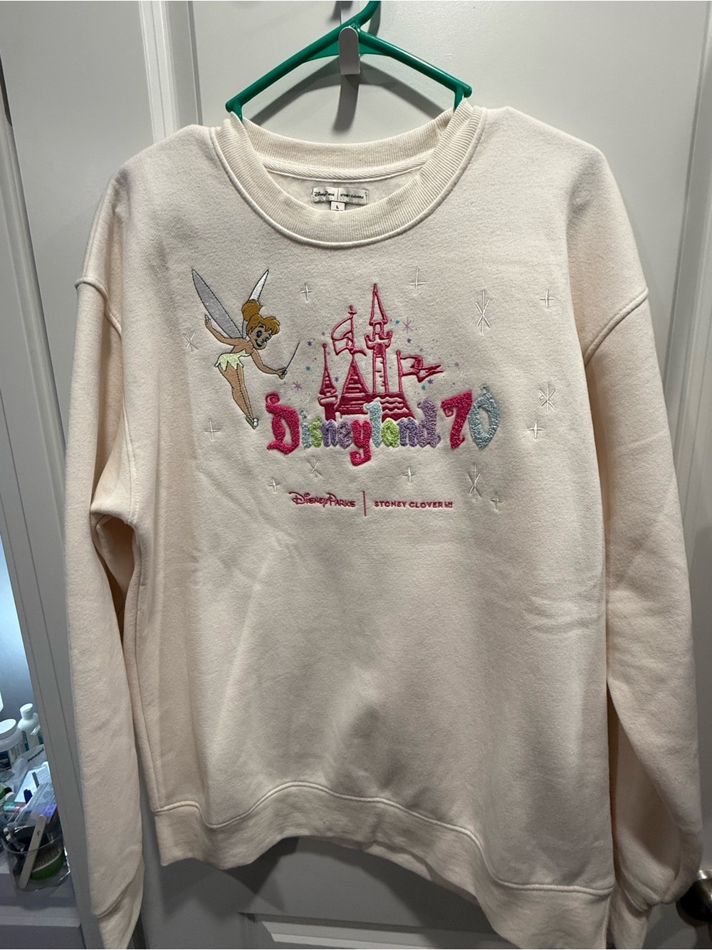 Disneyland ‘70 Cream Sweatshirt Stoney Clover